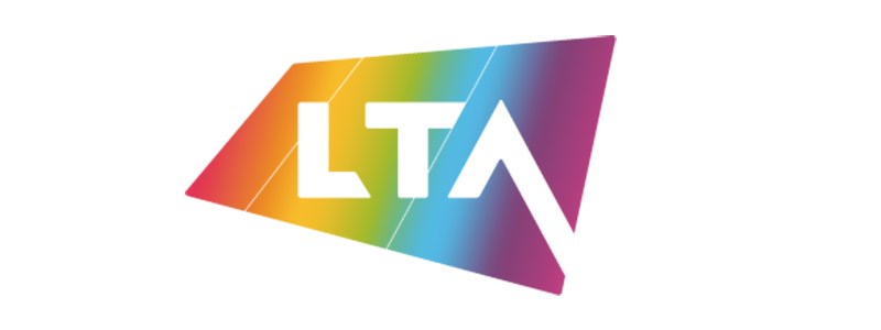 Rainbow pride LTA logo