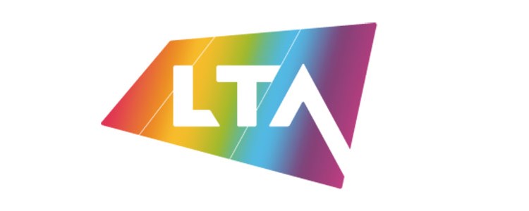 Rainbow pride LTA logo