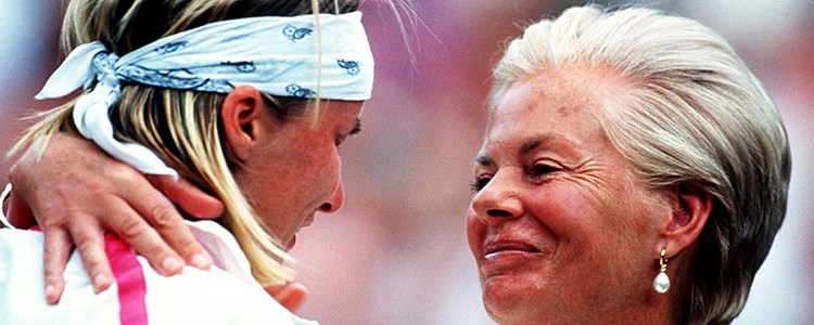 Jana Novotna and Katherine, Duchess of Kent