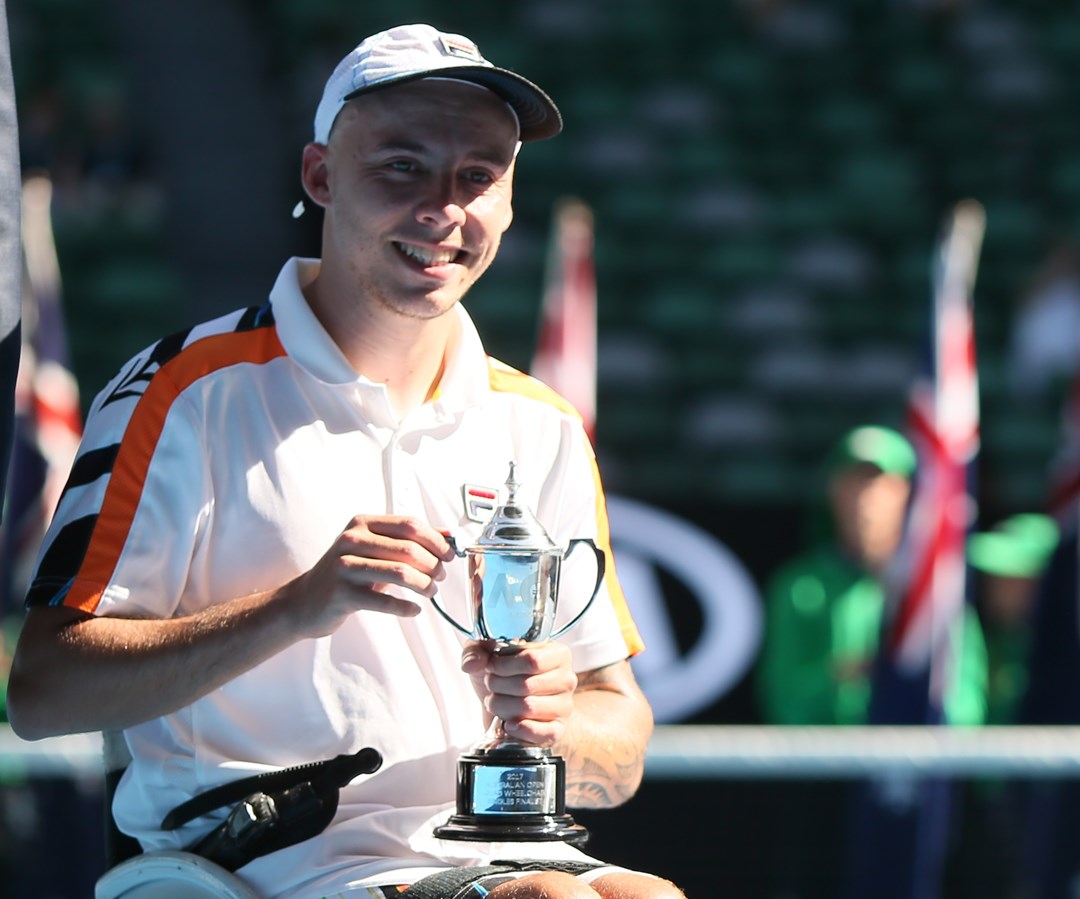 Andy Lapthorme, Australian Open quad singles runner-up 