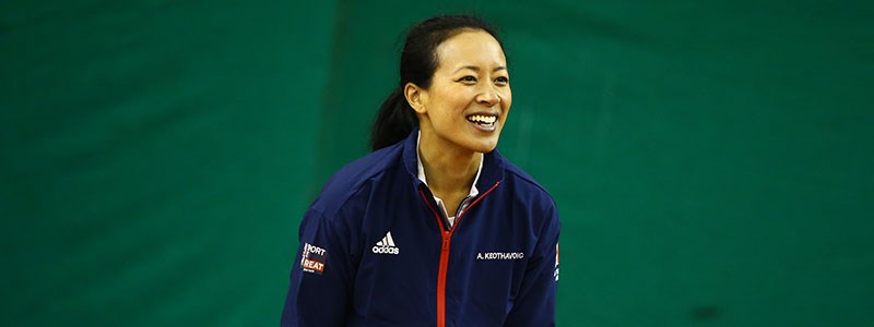 Anne Keothavong smiling
