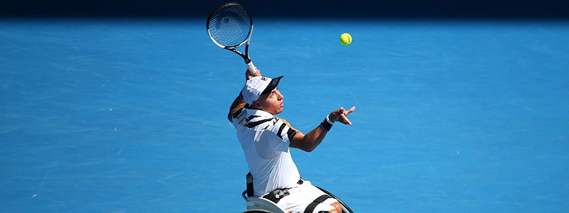 Andy Lapthorne at the 2017 Australian Open