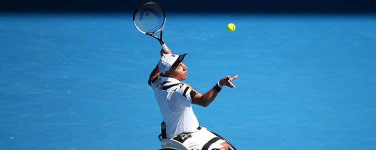 Andy Lapthorne at the 2017 Australian Open