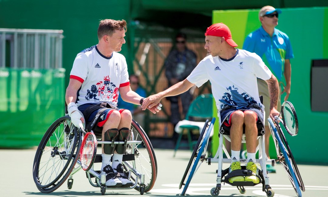 Jamie Burdekin and Andy Lapthorne at the Rio 2016 Paralympics