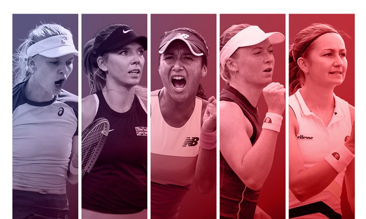 The British squad for the Billie Jean King Cup