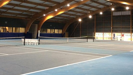 Indoor tennis courts at Bromley Indoor Tennis Centre