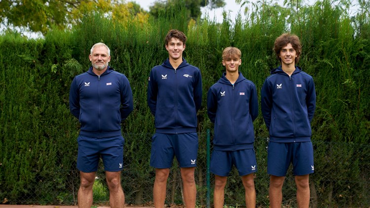 2023 Davis Cup Junior Finals team in Spain