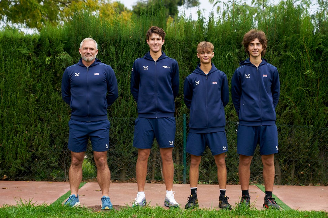 2023 Davis Cup Junior Finals team in Spain