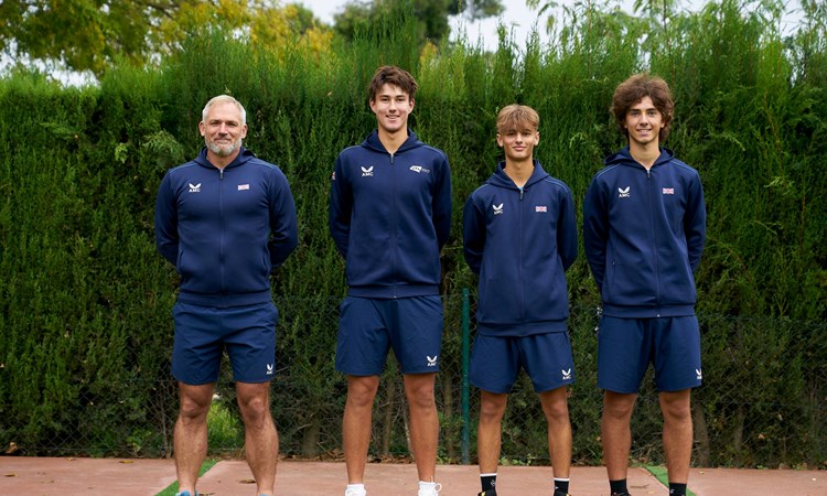 2023 Davis Cup Junior Finals team in Spain
