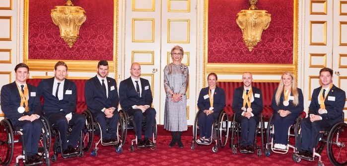 Paralympians with the Duchess of Gloucester