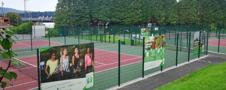 Neath tennis courts Wales