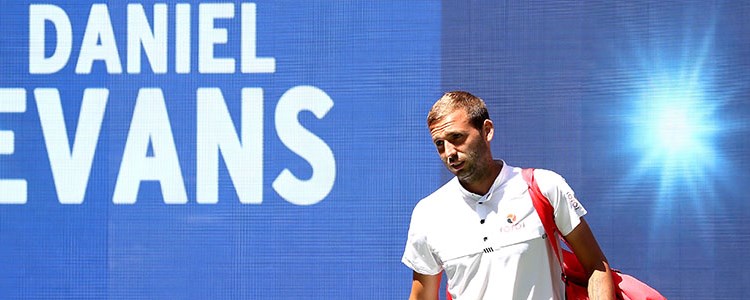 Dan Evans in Melbourne in 2019