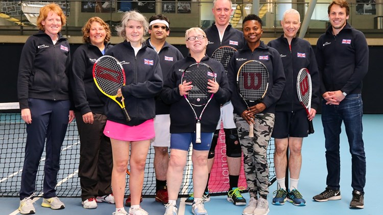 Great Britain visually impaired tennis team for Spain 2017