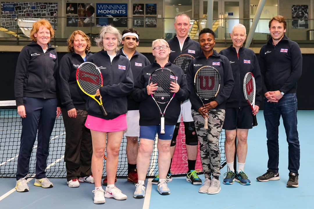 Great Britain visually impaired tennis team for Spain 2017
