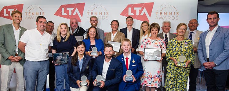 The 17 winners of the LTA Tennis Awards