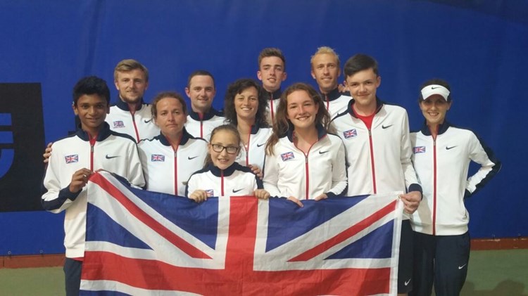Great Britain's squad for the 2016 European Deaf Tennis Championships