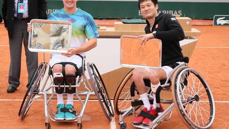 Gordon Reid and Shingo Kunieda, Roland Garros 2016 doubles champions