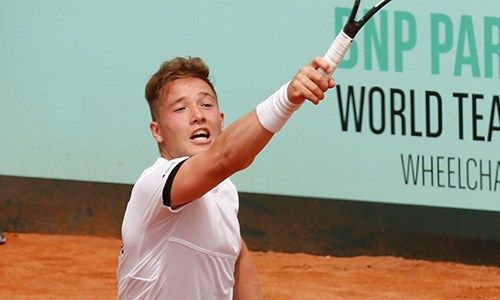 Alfie Hewett competing at the World Team Cup