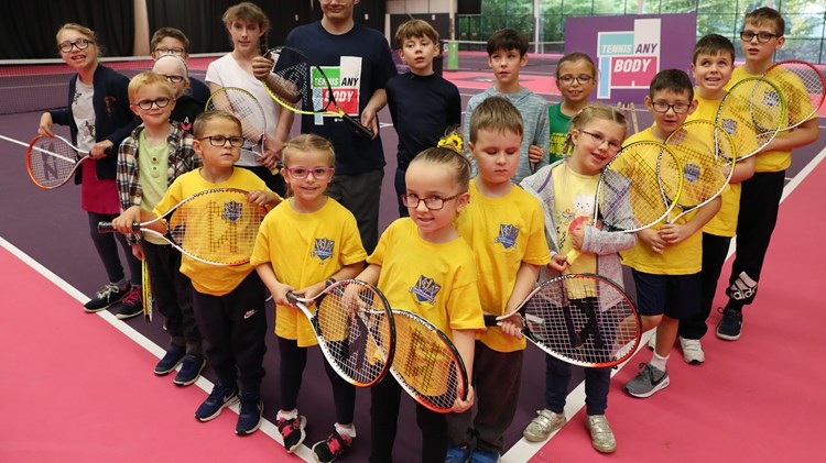 Junior visually impaired players group  