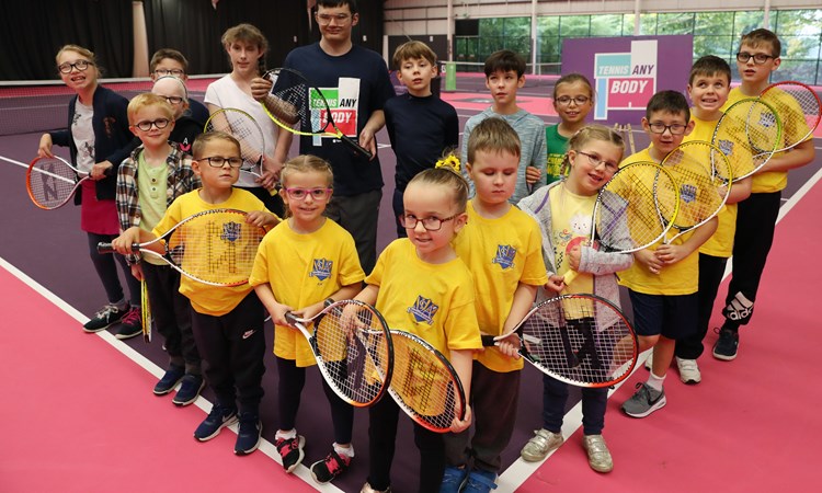Junior visually impaired players group  