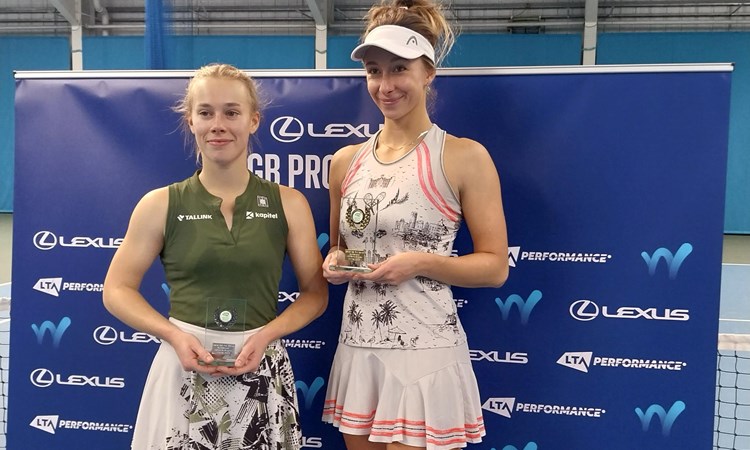 W25 Sunderland singles finalists