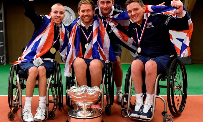 Great Britain's BNP World Team Cup Quad Team, Champions in 2014