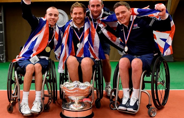 Great Britain's BNP World Team Cup Quad Team, Champions in 2014