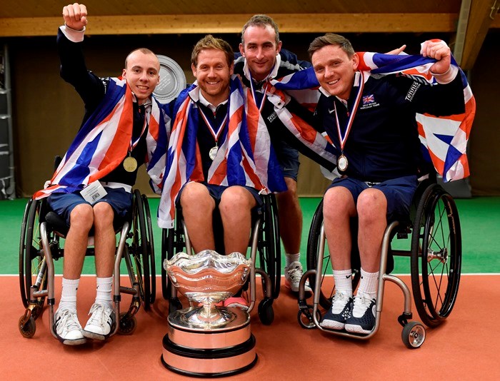 Great Britain's BNP World Team Cup Quad Team, Champions in 2014
