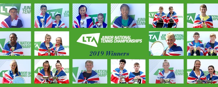 2019 Junior National Tennis Championships - Roll of Honour