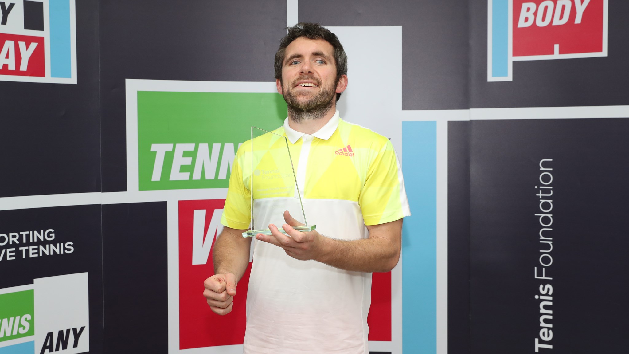 Roy Turnham with trophy