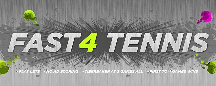 Fast 4 tennis poster