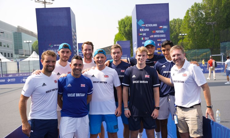 The British men's team at the World Padel Championships in Dubai