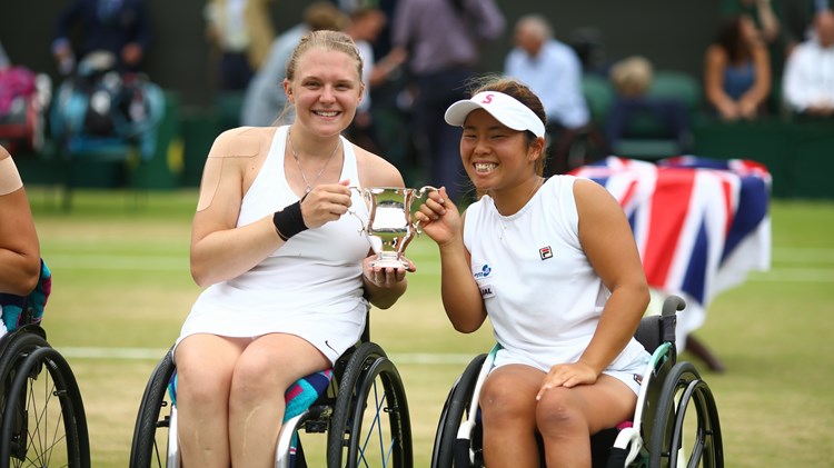 Jordanne Whiley and Yui Kamiji