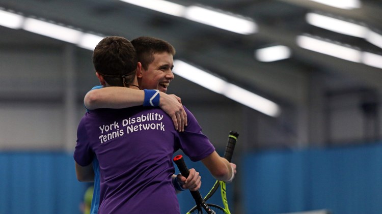 General views during the National Learning Disability Tennis Championships at Silksworth Community Pool, Tennis and Wellness Centre on November 17, 2019