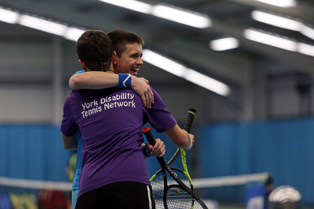 General views during the National Learning Disability Tennis Championships at Silksworth Community Pool, Tennis and Wellness Centre on November 17, 2019