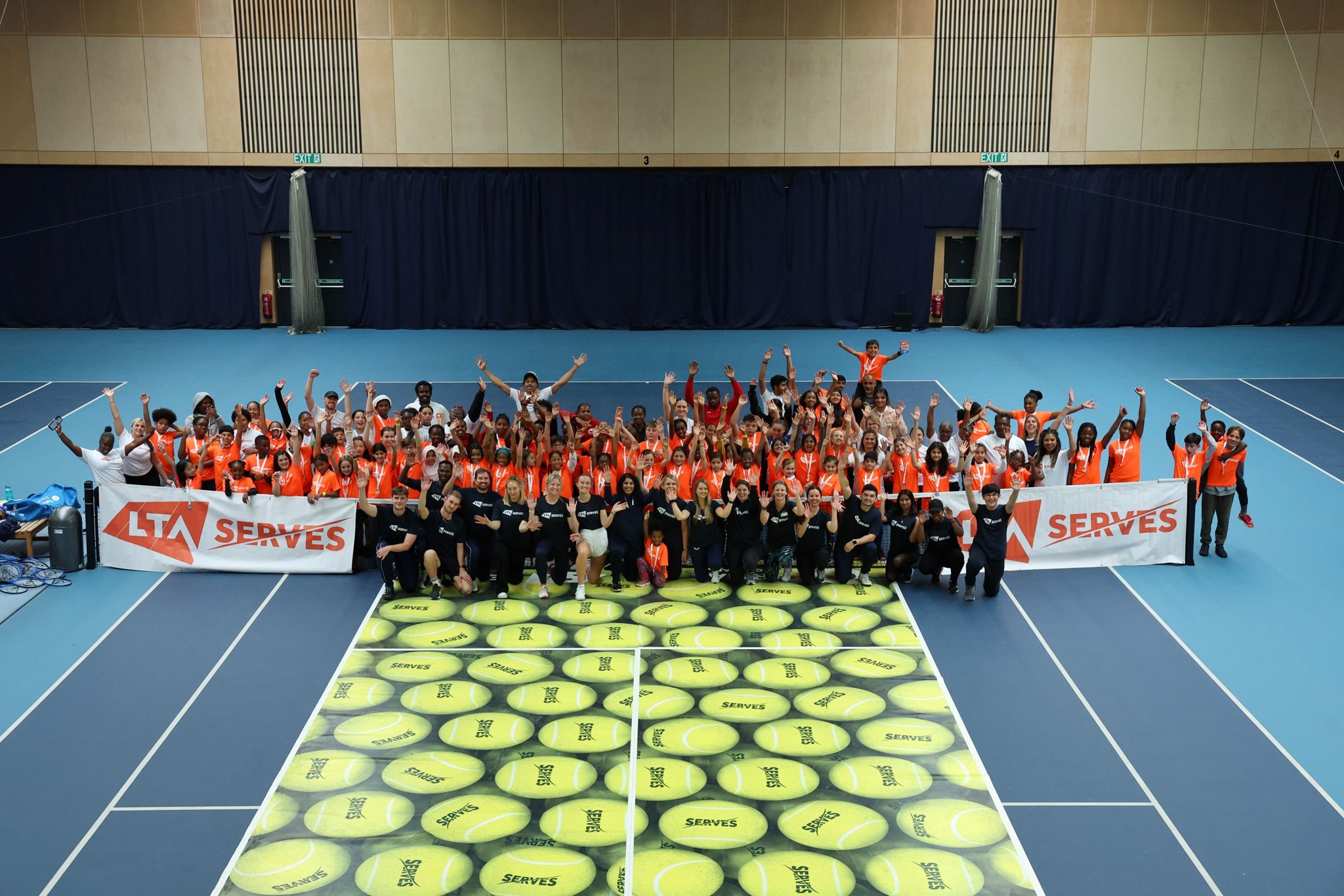 The LTA Tennis Foundation subsidises the LTA SERVES Level Up London project to enhance female