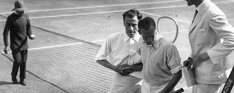 Tony Wilding at Wimbledon in 1914