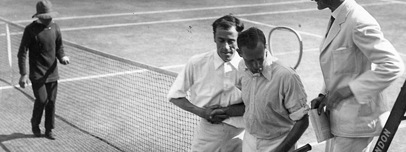 Tony Wilding at Wimbledon in 1914