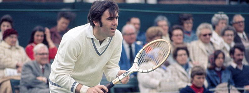 Paul Hutchins playing tennis