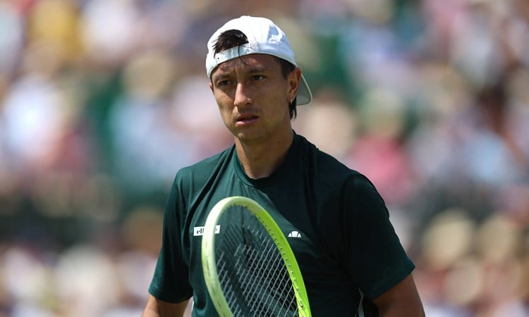 Ryan Peniston in action at the Lexus Nottingham Open