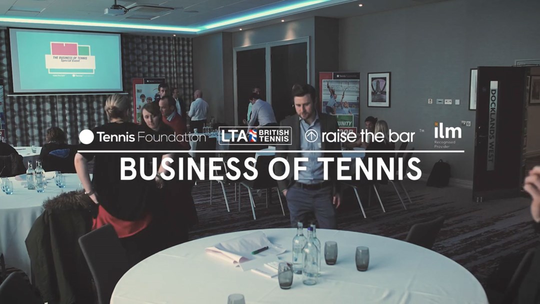 Business of Tennis poster