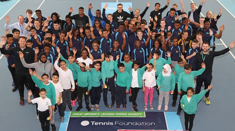 primary school CORE tennis session group