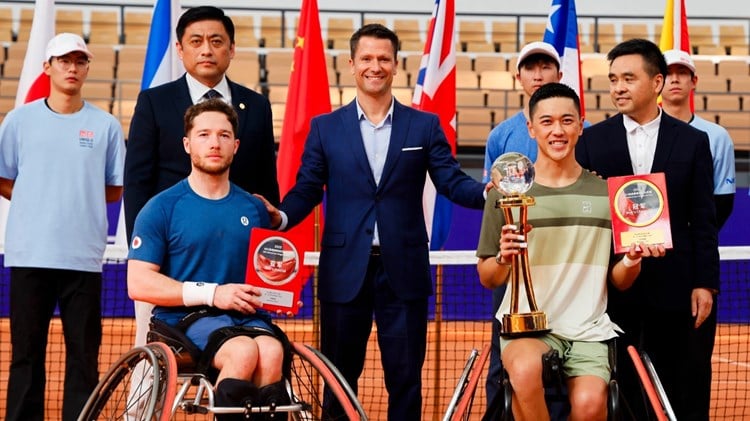 Alfie Hewett, Gordon Reid & Andy Lapthorne finish runners-up at the 2025 Wheelchair Tennis Masters