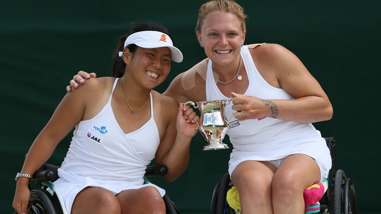 Jordanne Whiley and Yui Kamiji, Wimbledon ladies' doubles 