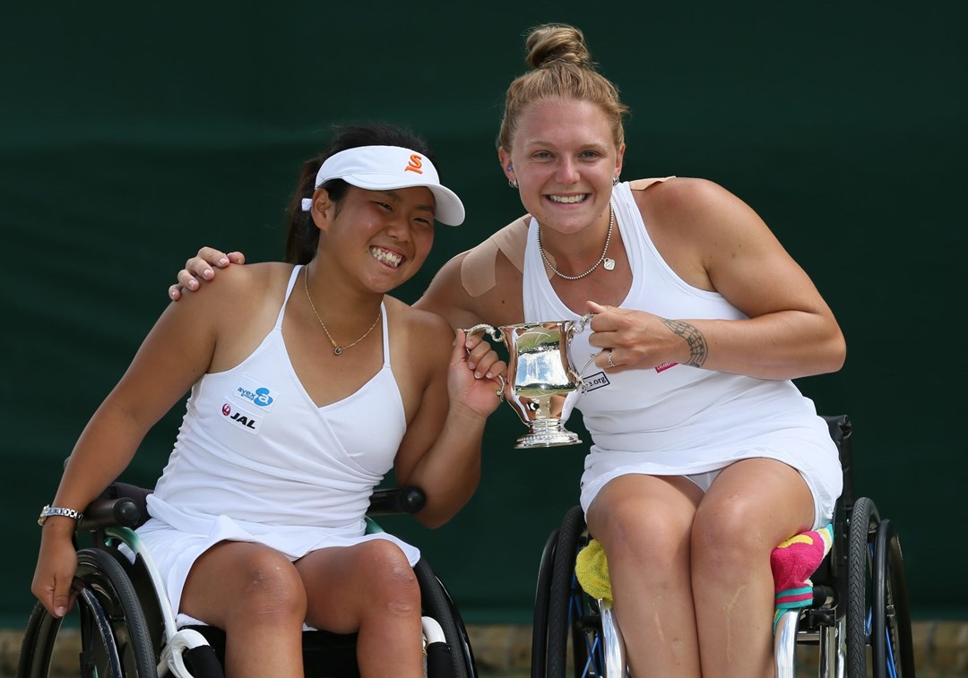 Jordanne Whiley and Yui Kamiji, Wimbledon ladies' doubles 