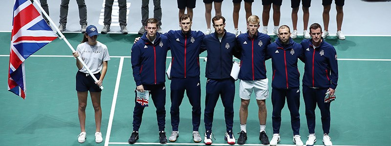 The GB Davis cup team