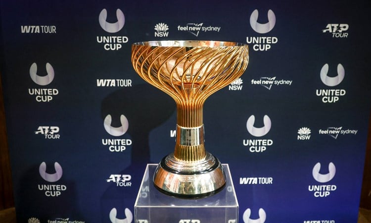 The United Cup trophy