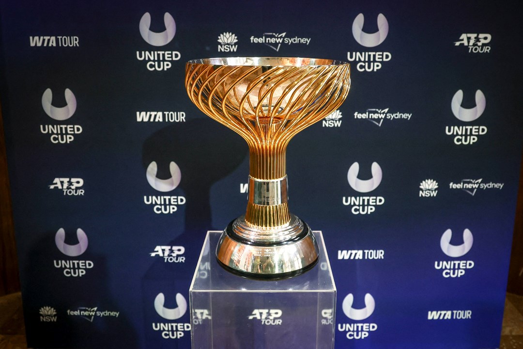 The United Cup trophy