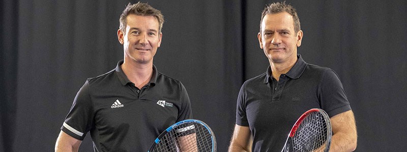 LTA Chief Executive Scott Lloyd and Tennis Scotland Chief Executive Blane Dodds