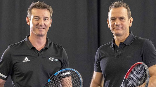 LTA Chief Executive Scott Lloyd and Tennis Scotland Chief Executive Blane Dodds